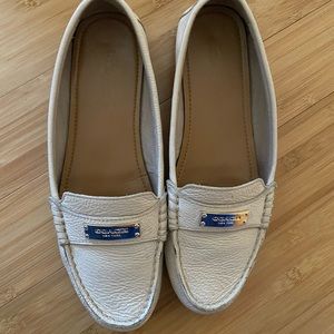 Coach loafers beige lather